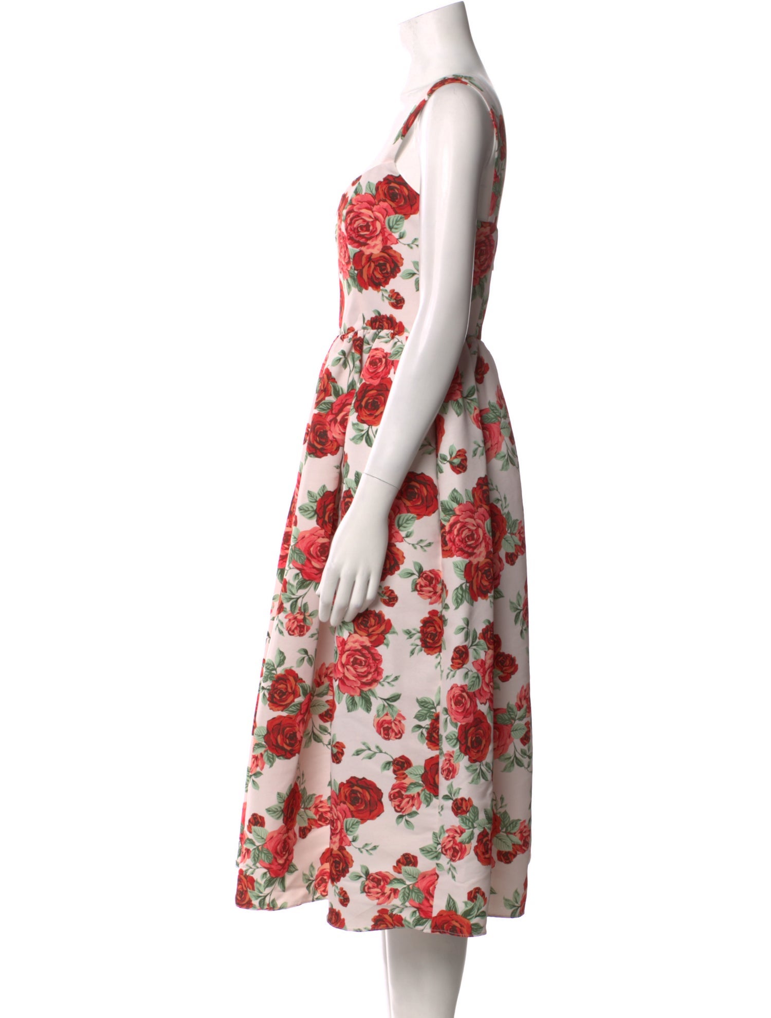 Sachin + Babi Floral Print Midi Length Dress