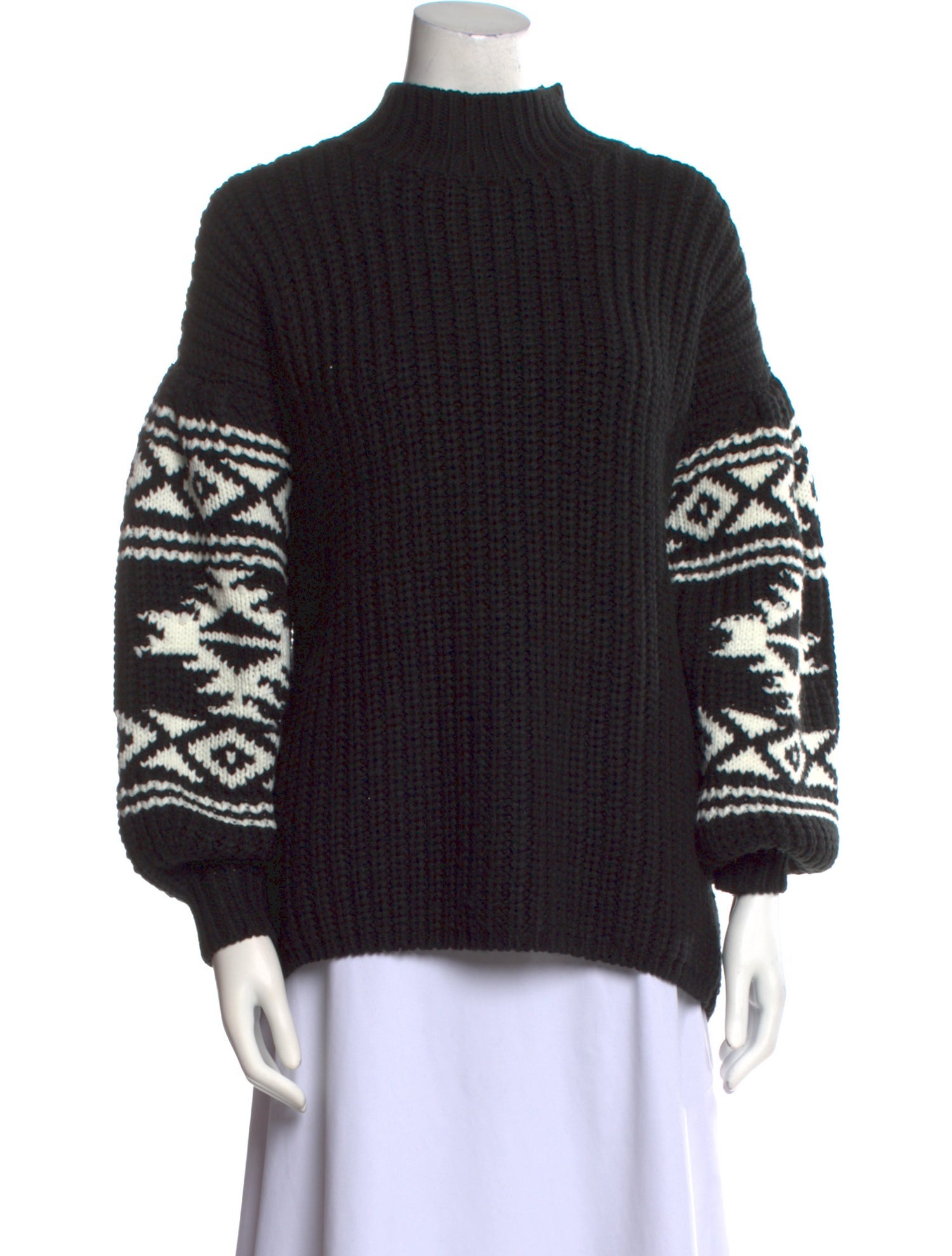 Sachin + Babi Printed Mock Neck Sweater