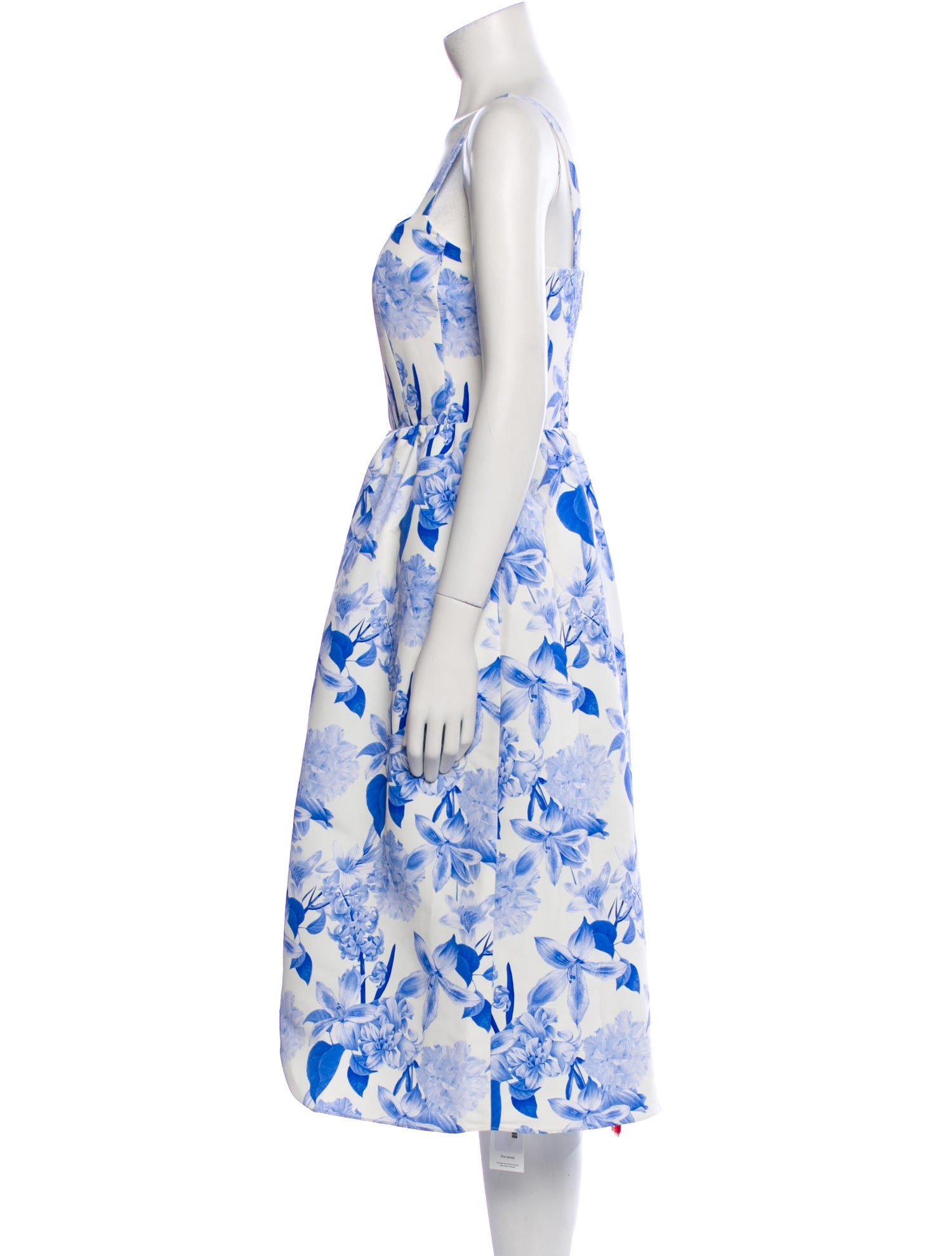 Sachin + Babi Floral Print Midi Length Dress w/ Tags