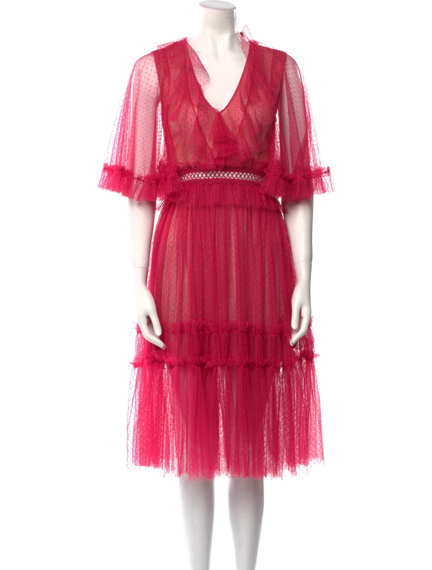 Sachin + Babi V-Neck Midi Length Dress