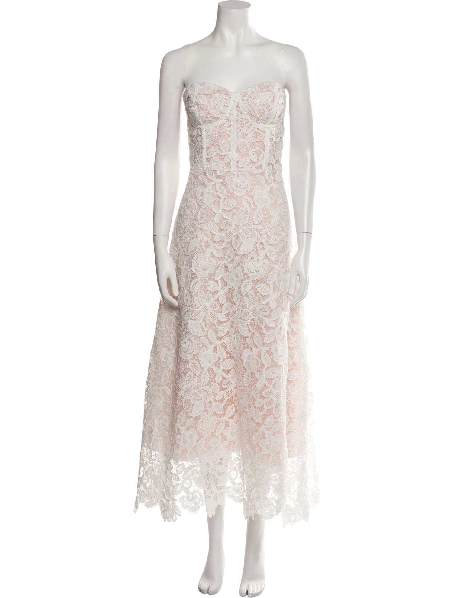 Sachin + Babi Lace Pattern Midi Length Dress