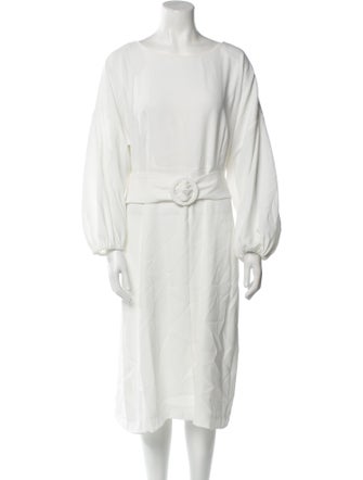 Sachin + Babi Bateau Neckline Midi Length Dress