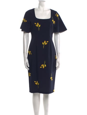 Sachin + Babi Dresses Floral Print Midi Length Dress US 6 | M