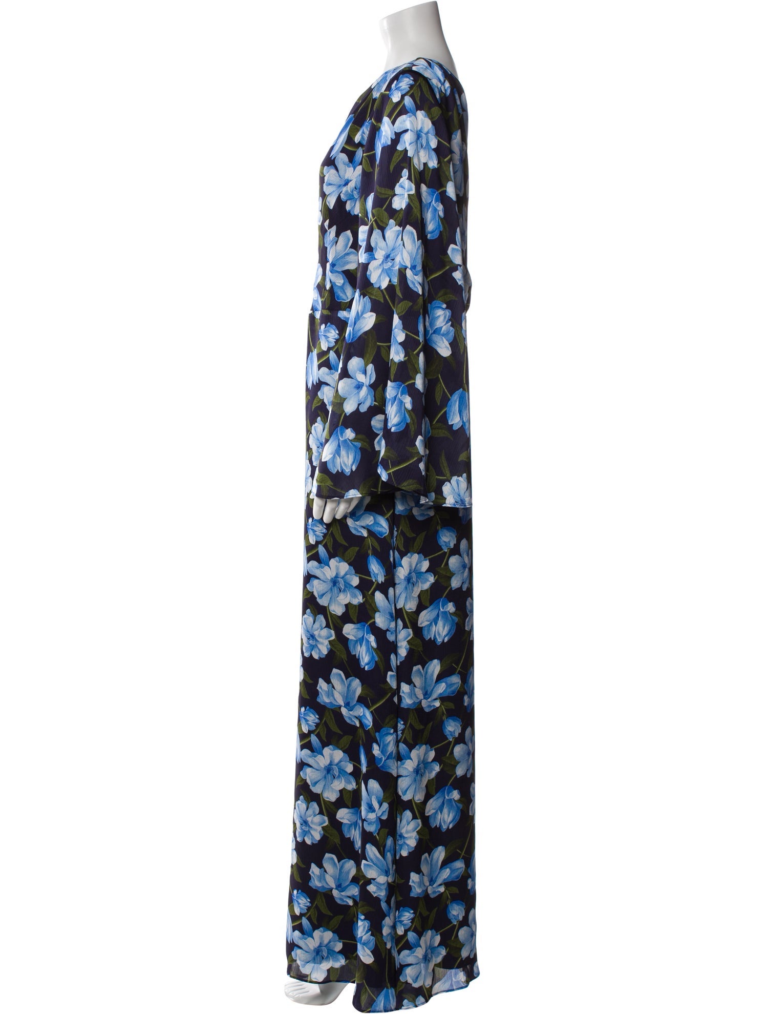 Sachin + Babi Floral Print Long Dress w/ Tags
