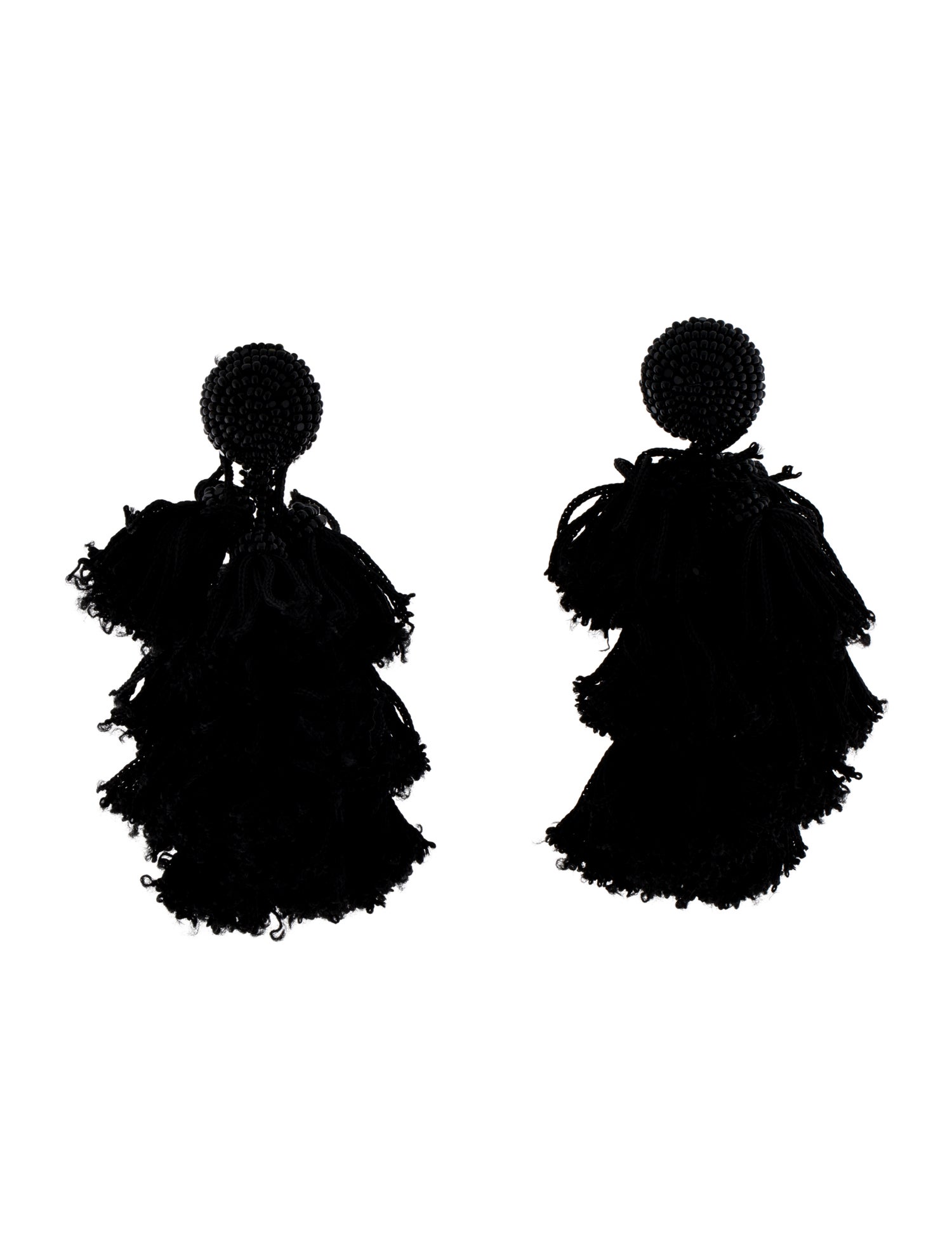 Sachin + Babi Bead & Thread Tassel Earrings