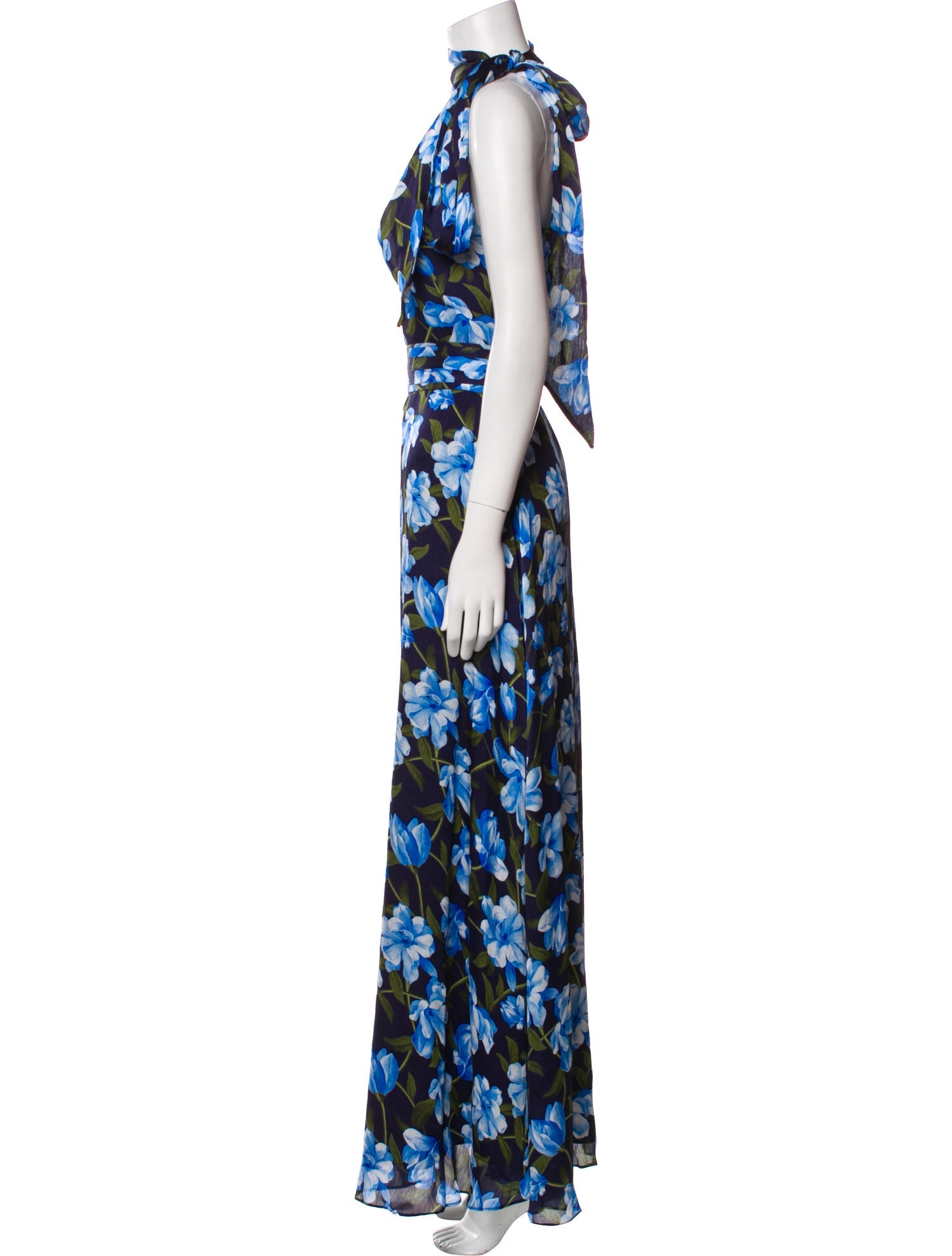 Sachin + Babi Floral Print Long Dress w/ Tags