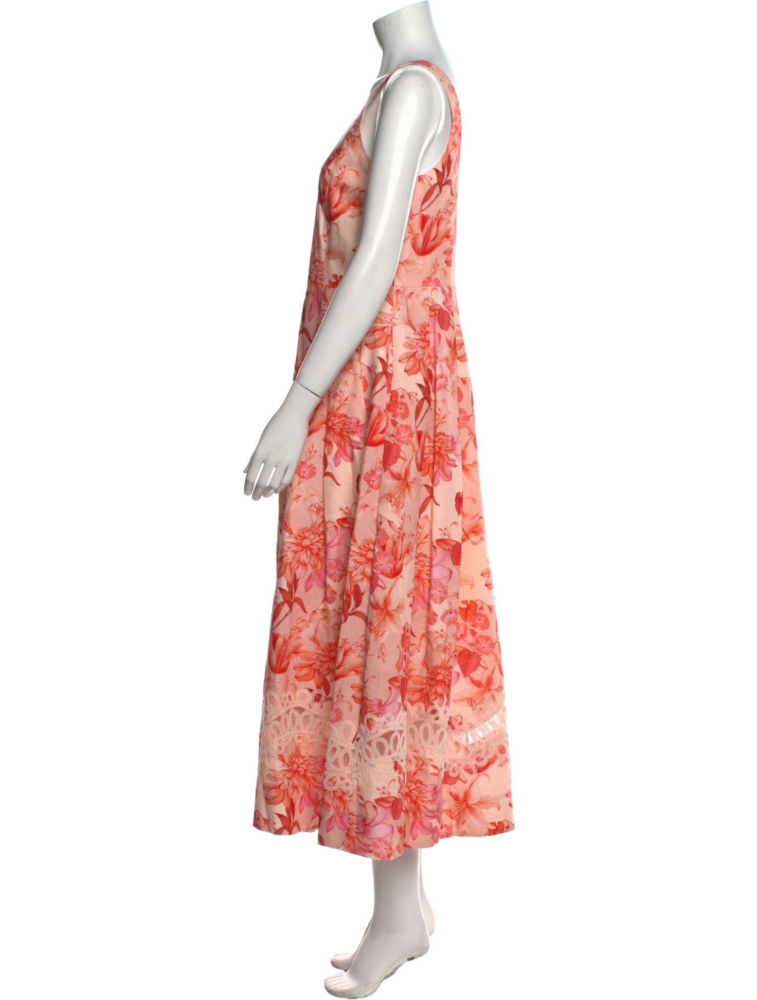Sachin + Babi Floral Print Long Dress