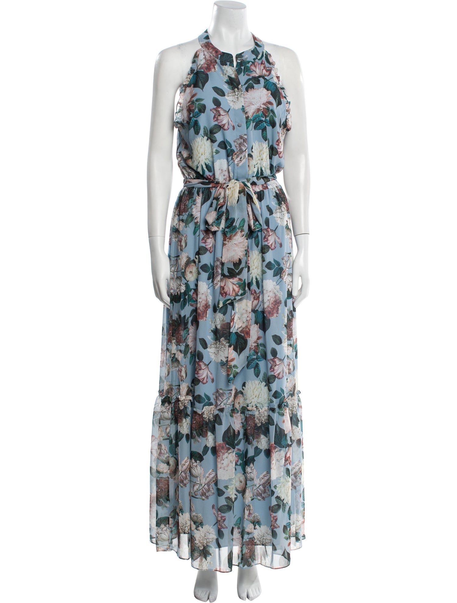 Sachin + Babi Floral Print Long Dress