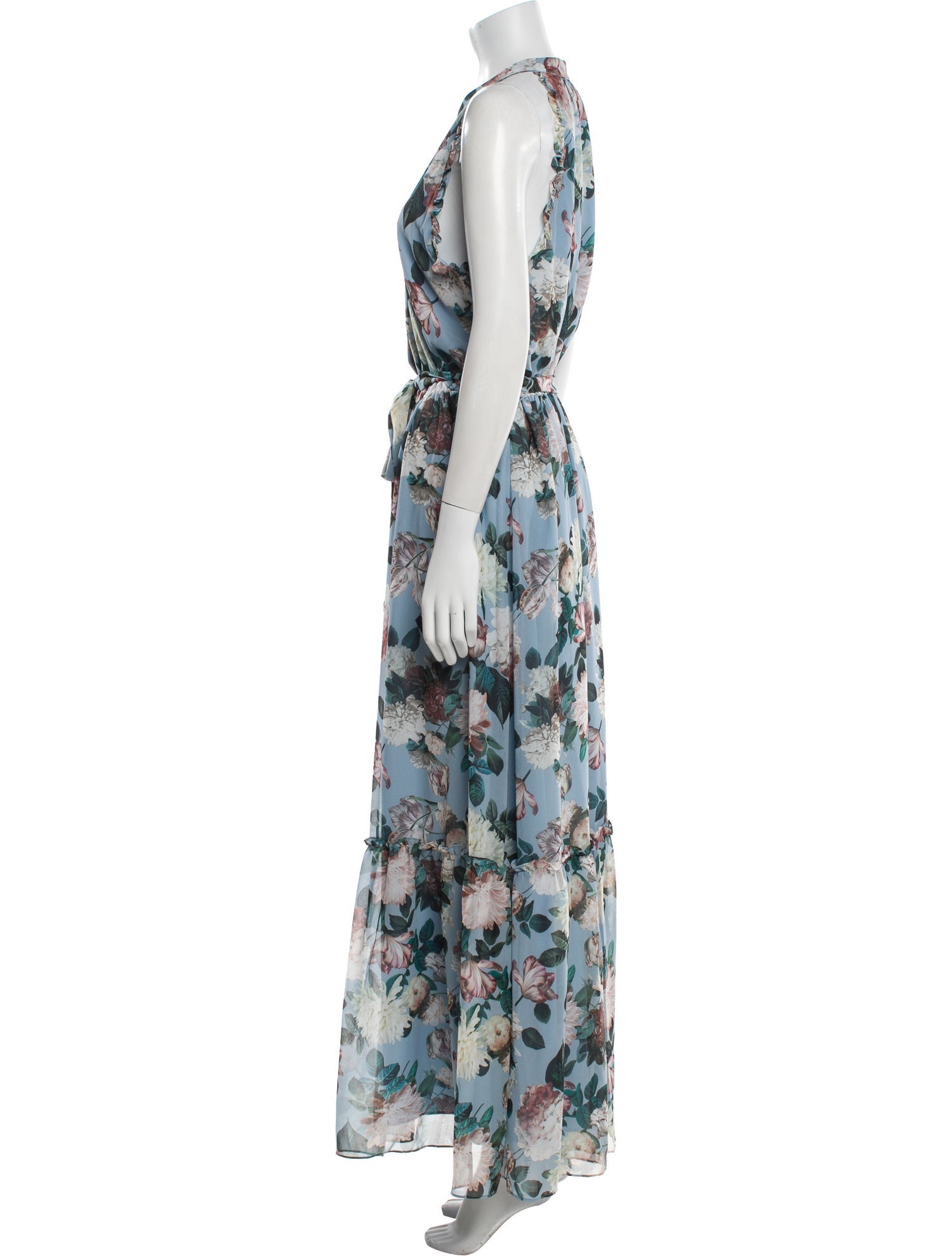 Sachin + Babi Floral Print Long Dress