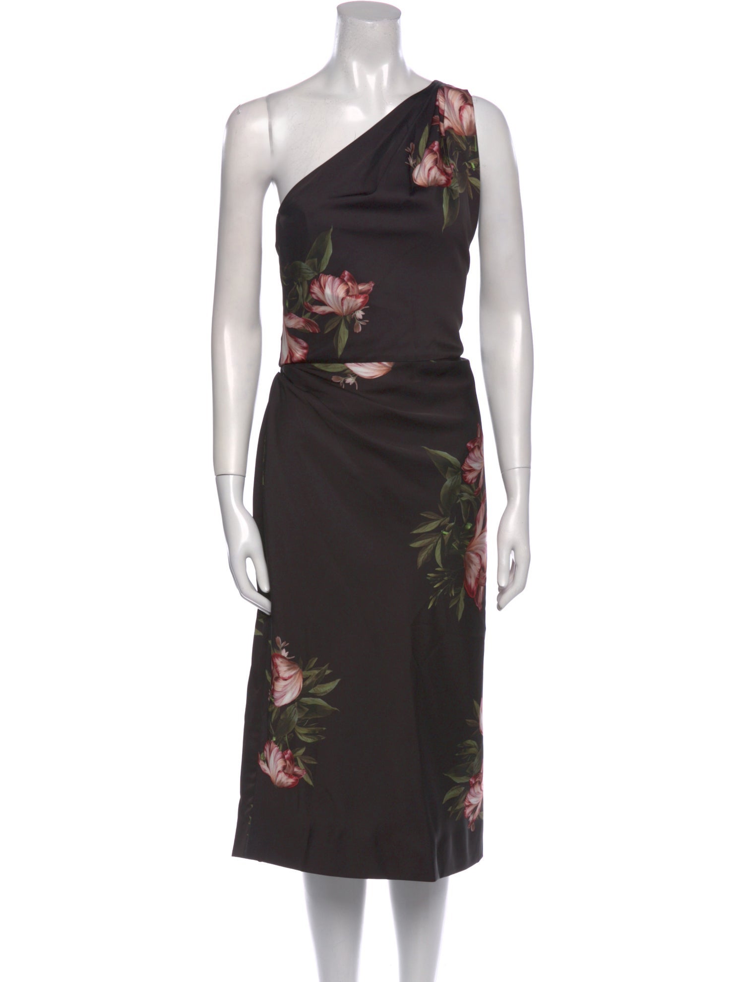 Sachin + Babi Floral Print Midi Length Dress