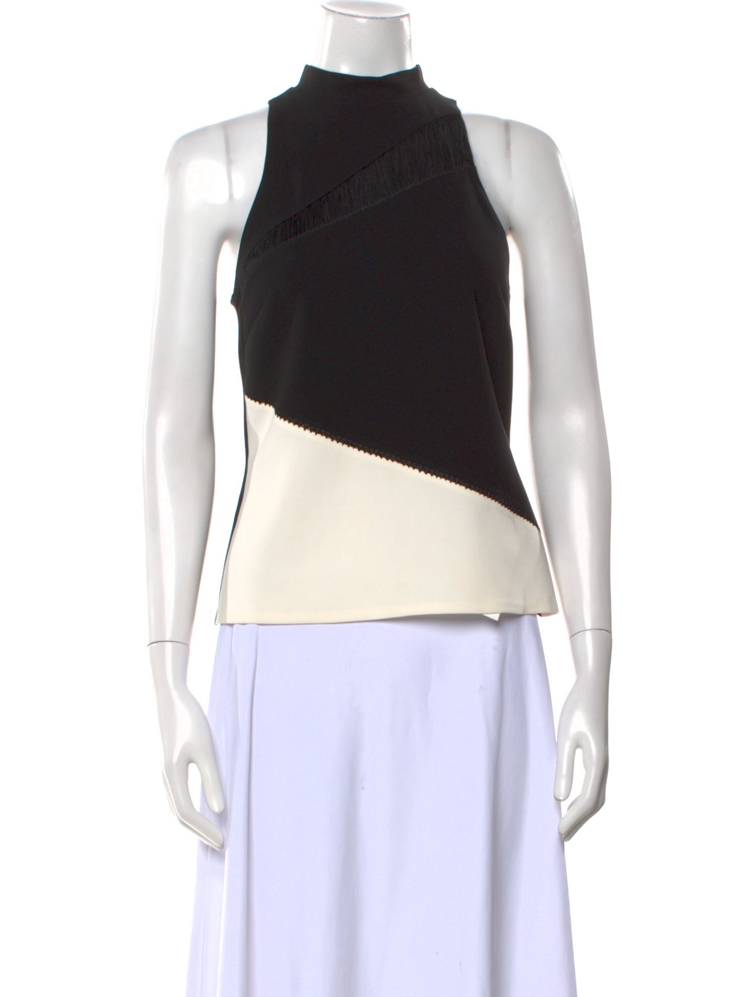 Sachin + Babi Mock Neck Sleeveless Top