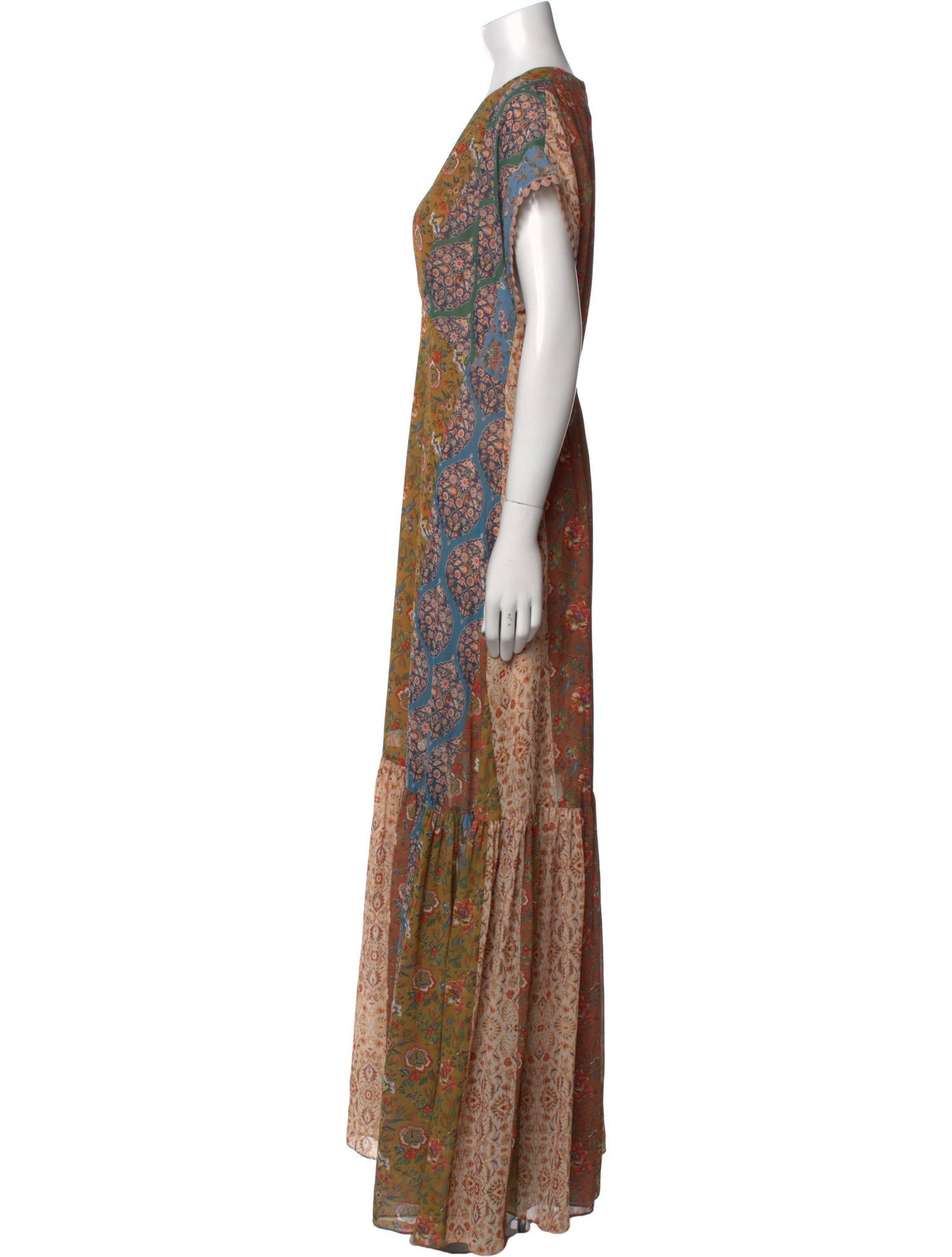 Sachin + Babi Floral Print Long Dress