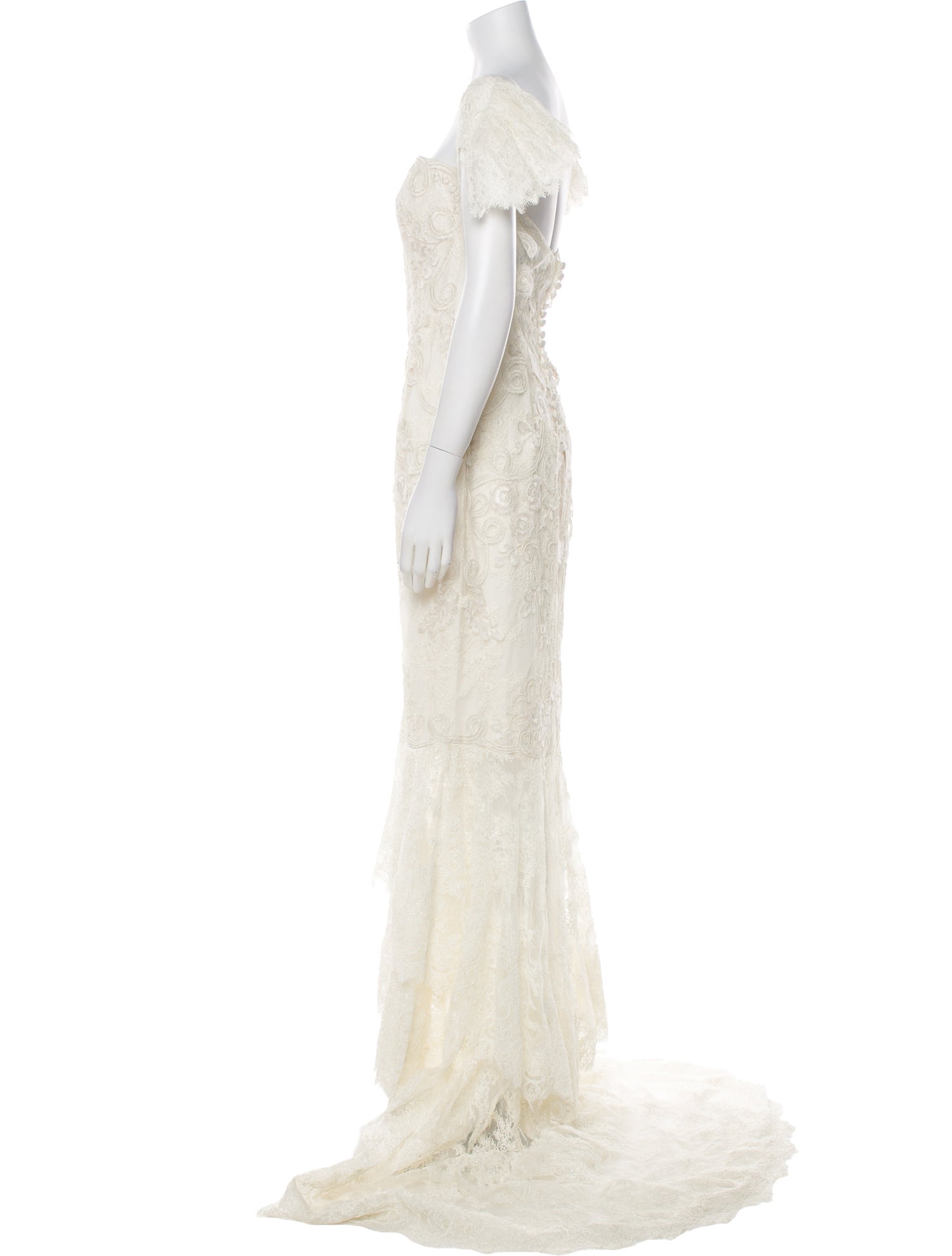 Sachin + Babi Lace Pattern Long Dress