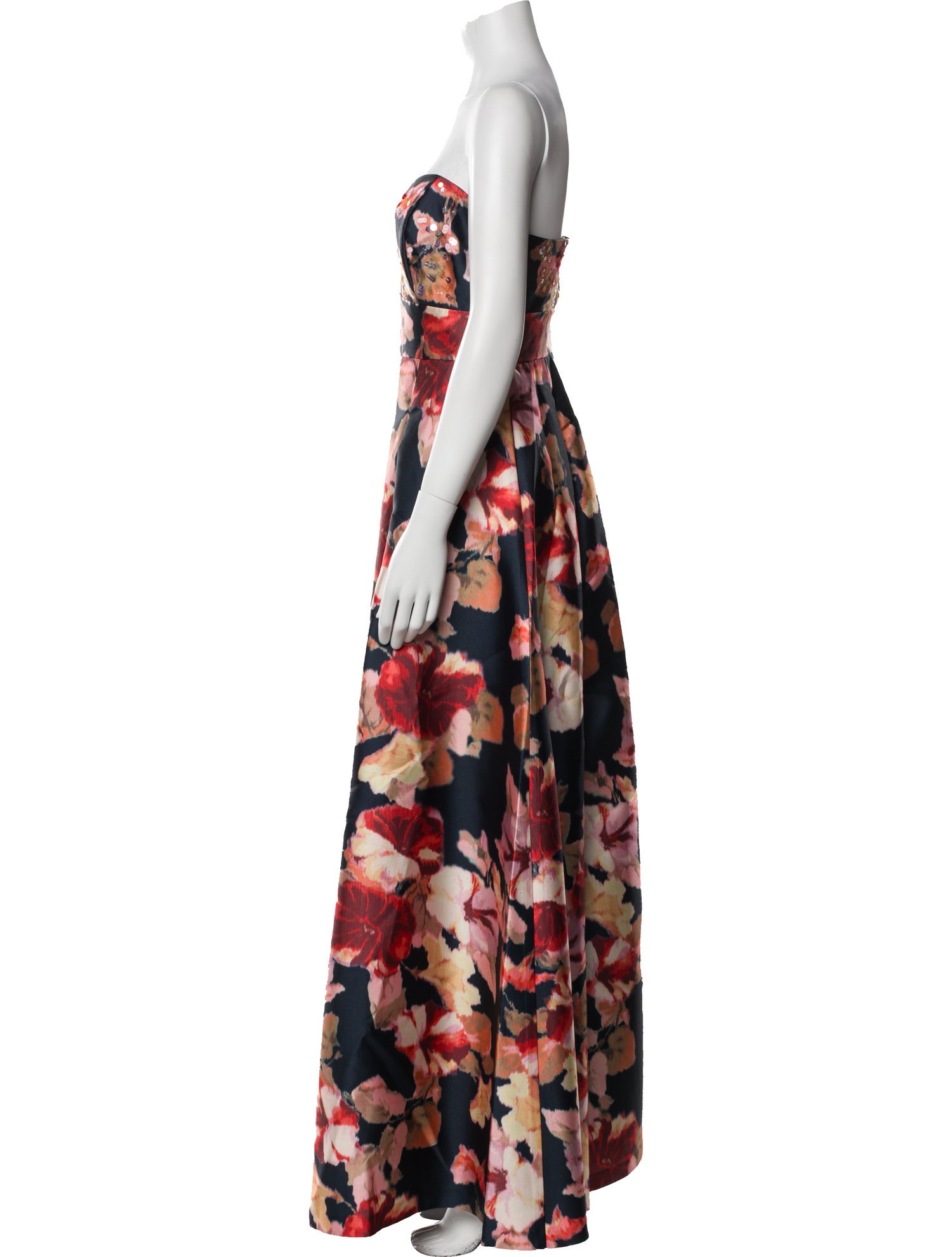 Sachin + Babi Floral Print Knee-Length Dress