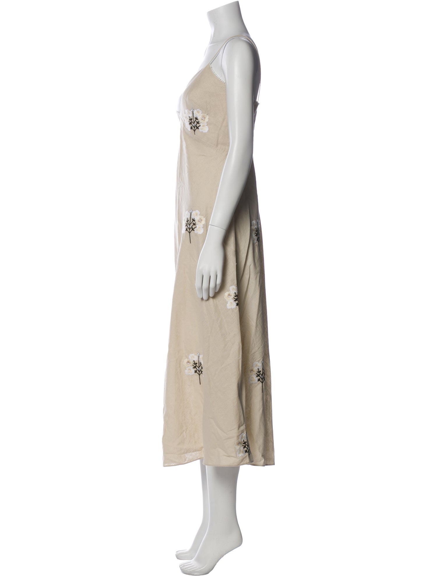 Sachin + Babi Floral Print Midi Length Dress