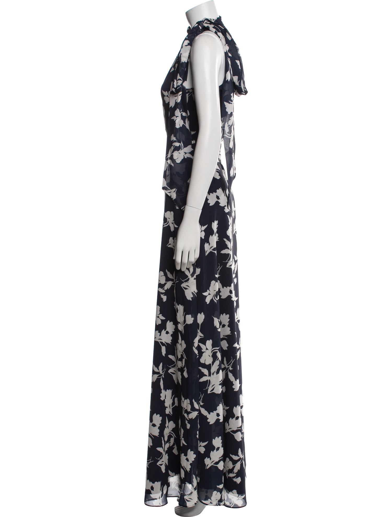 Sachin + Babi Floral Print Long Dress w/ Tags
