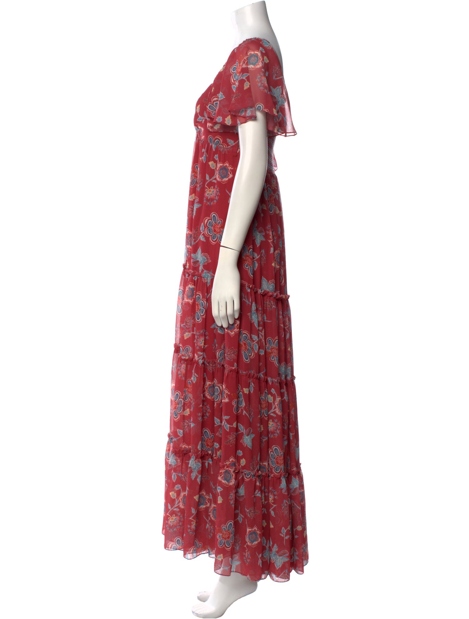 Sachin + Babi Floral Print Long Dress