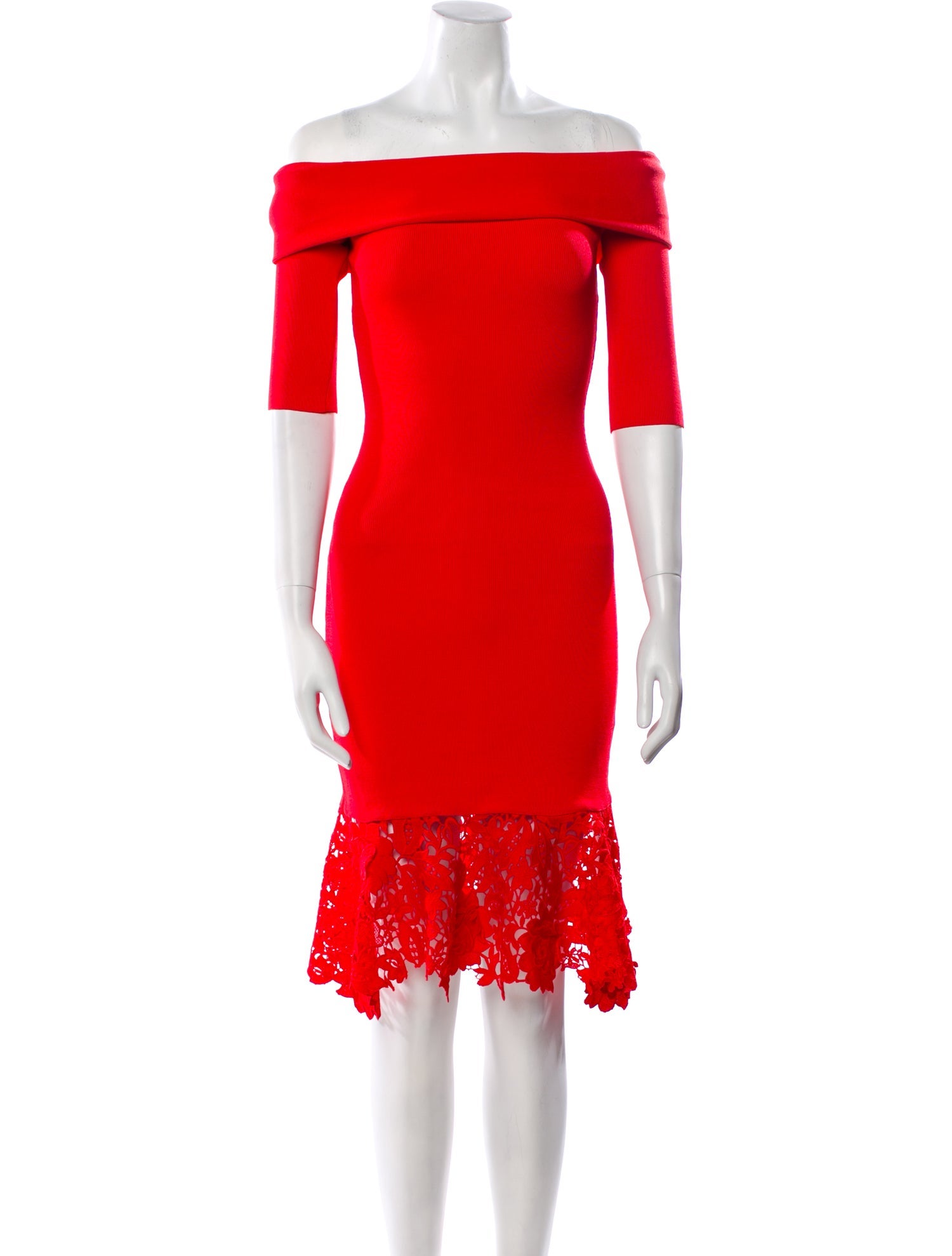 Sachin + Babi Off-The-Shoulder Knee-Length Dress