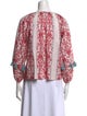Sachin + Babi Floral Print V-Neck Blouse