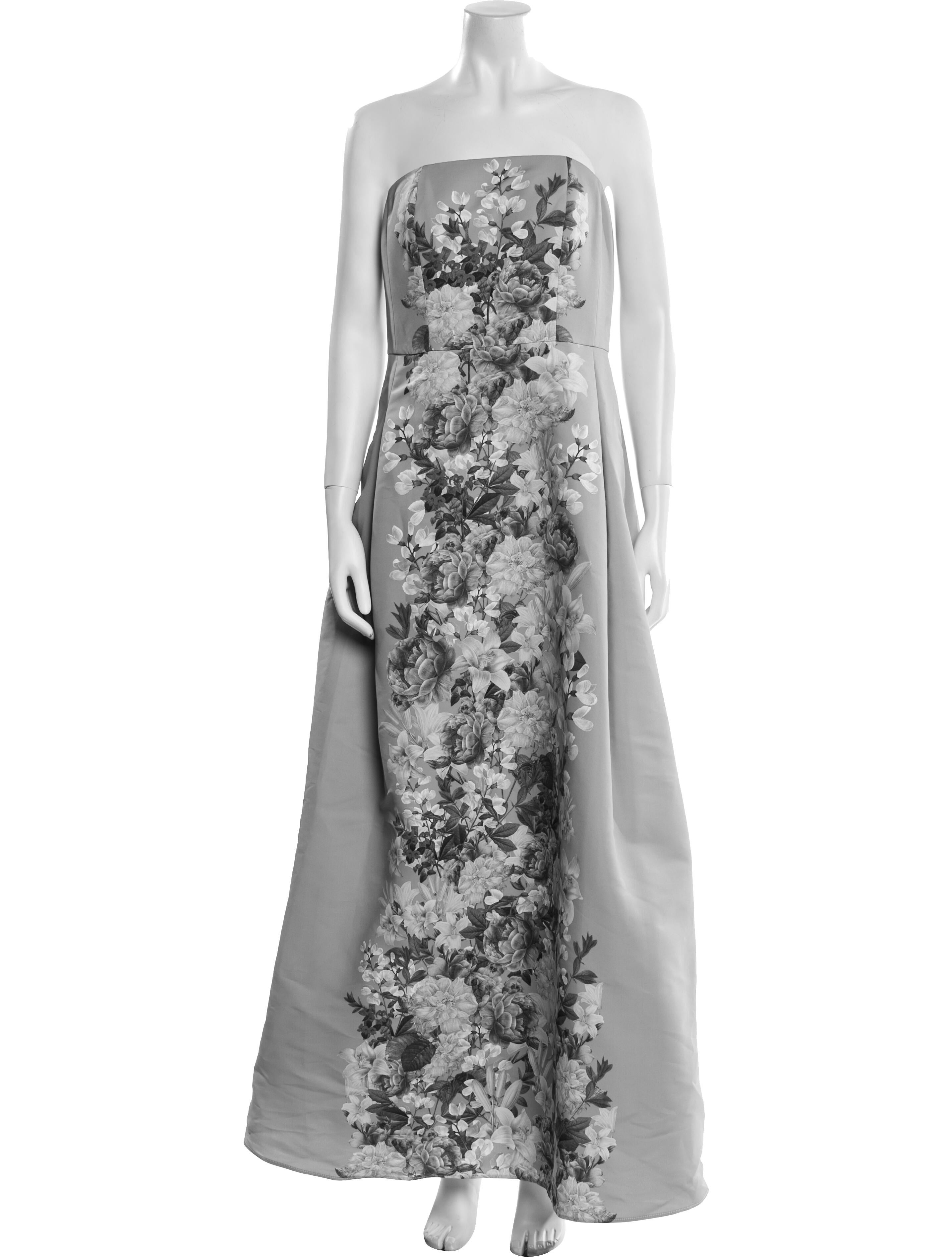 Sachin + Babi Floral Print Long Dress