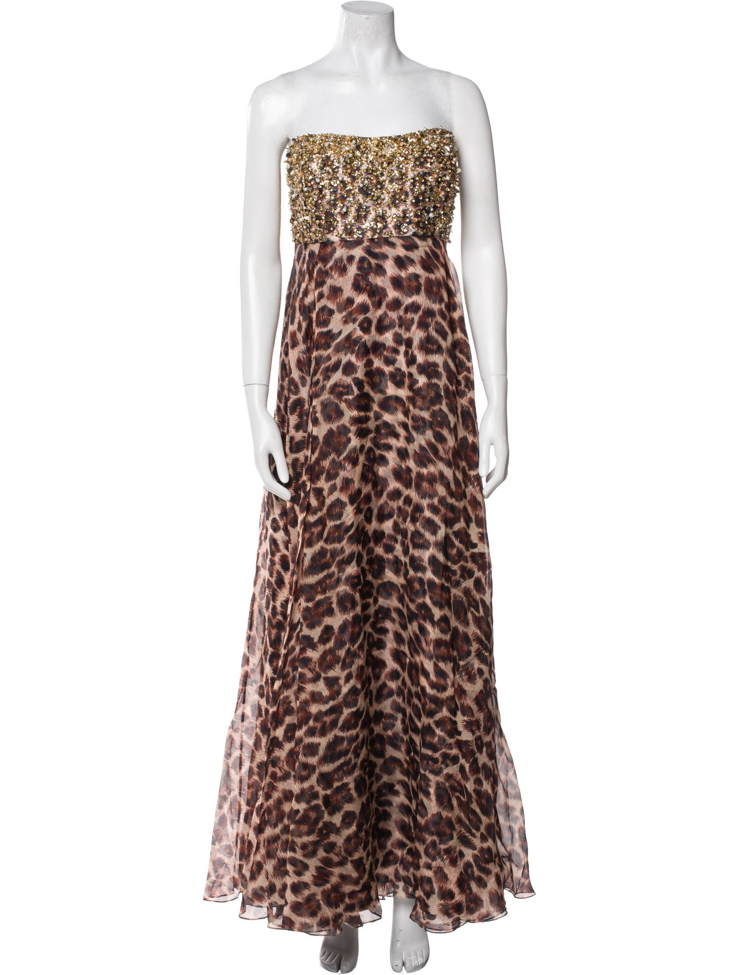 Sachin + Babi Animal Print Long Dress w/ Tags