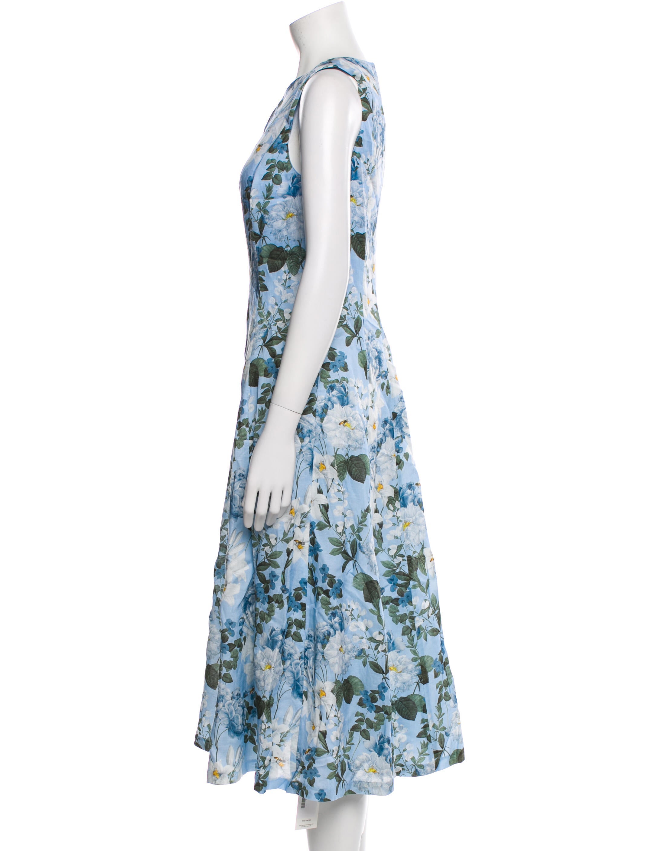 Sachin + Babi Floral Print Long Dress w/ Tags