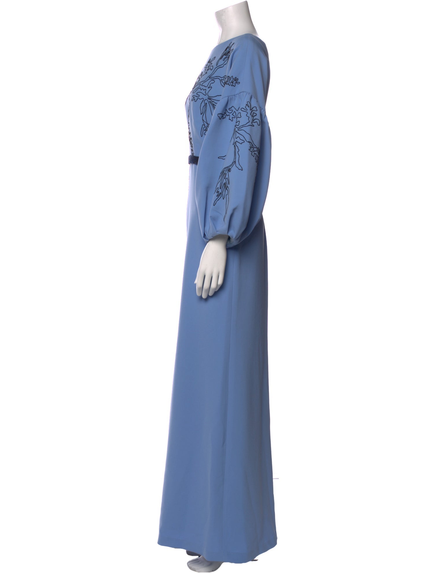 Sachin + Babi Bateau Neckline Long Dress