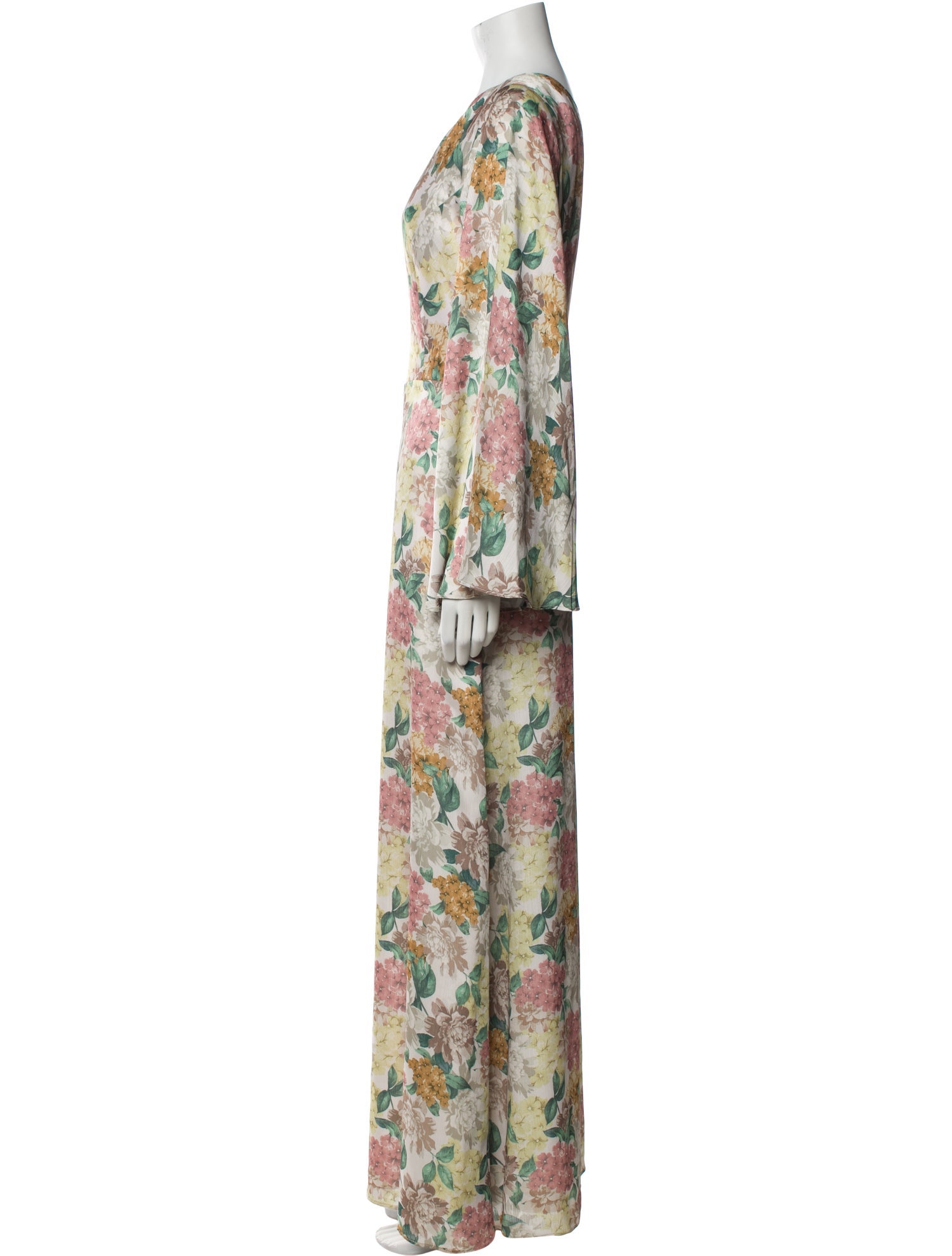 Sachin + Babi Floral Print Long Dress