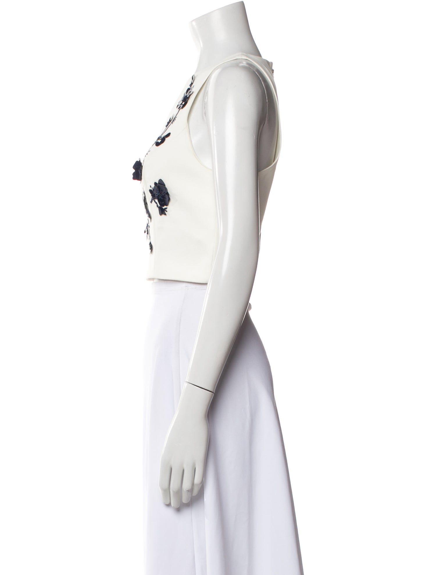 Sachin + Babi Crew Neck Sleeveless Crop Top