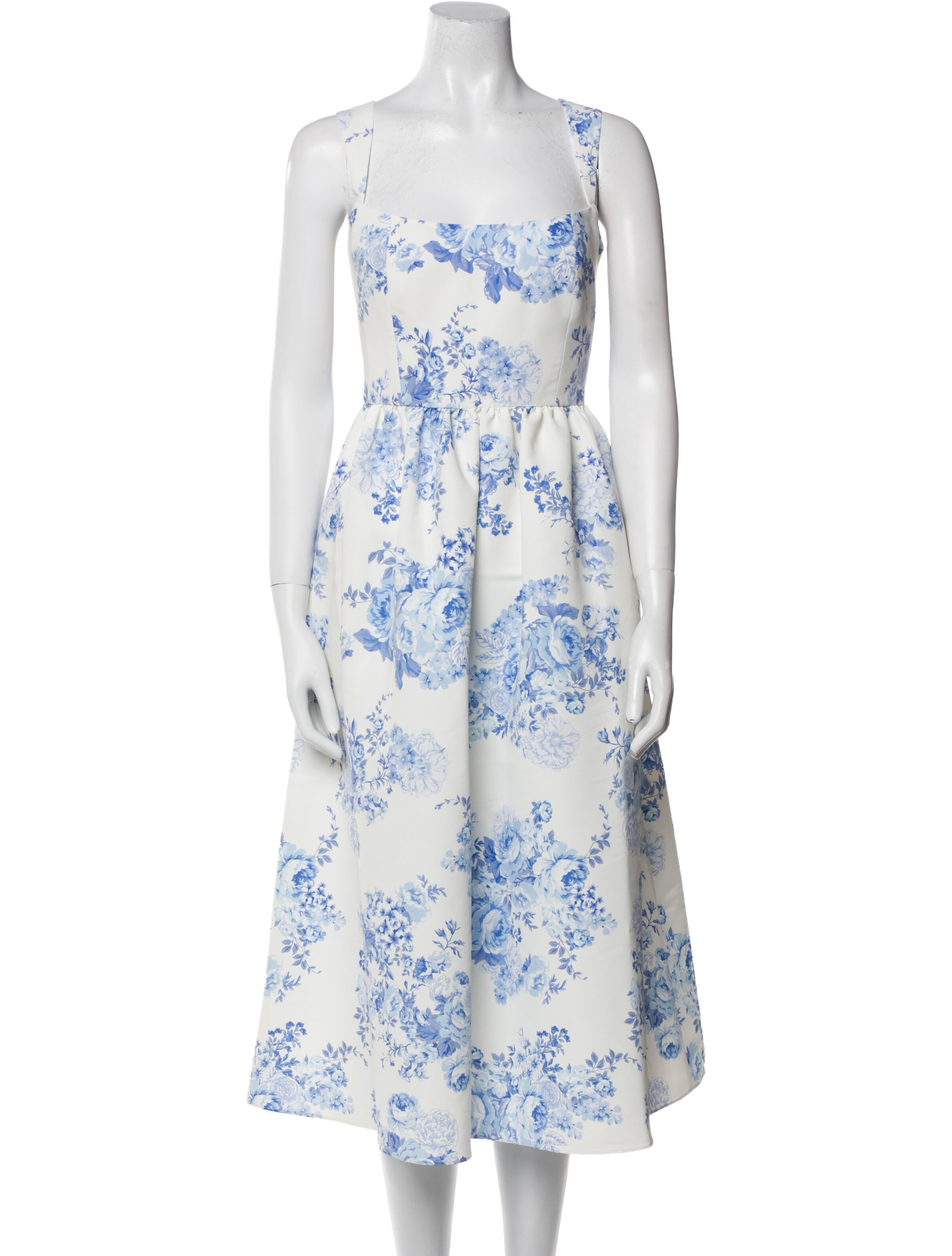Sachin + Babi Floral Print Midi Length Dress
