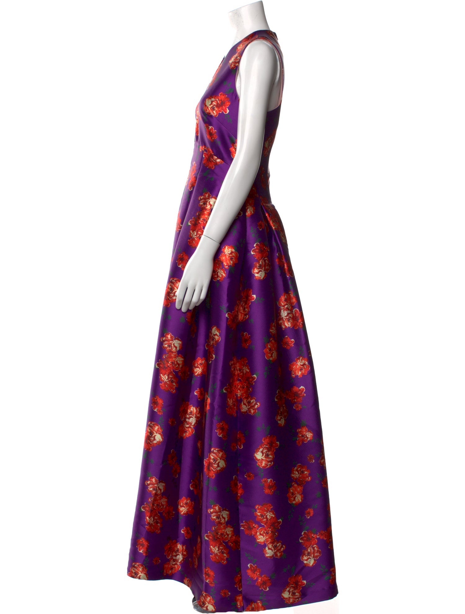 Sachin + Babi Floral Print Long Dress