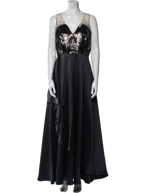 Sachin + Babi V-Neck Long Dress