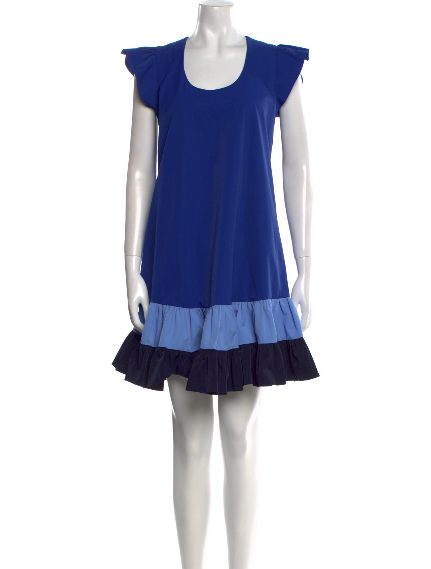 Sachin + Babi Scoop Neck Mini Dress