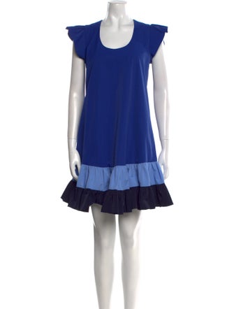 Sachin + Babi Scoop Neck Mini Dress