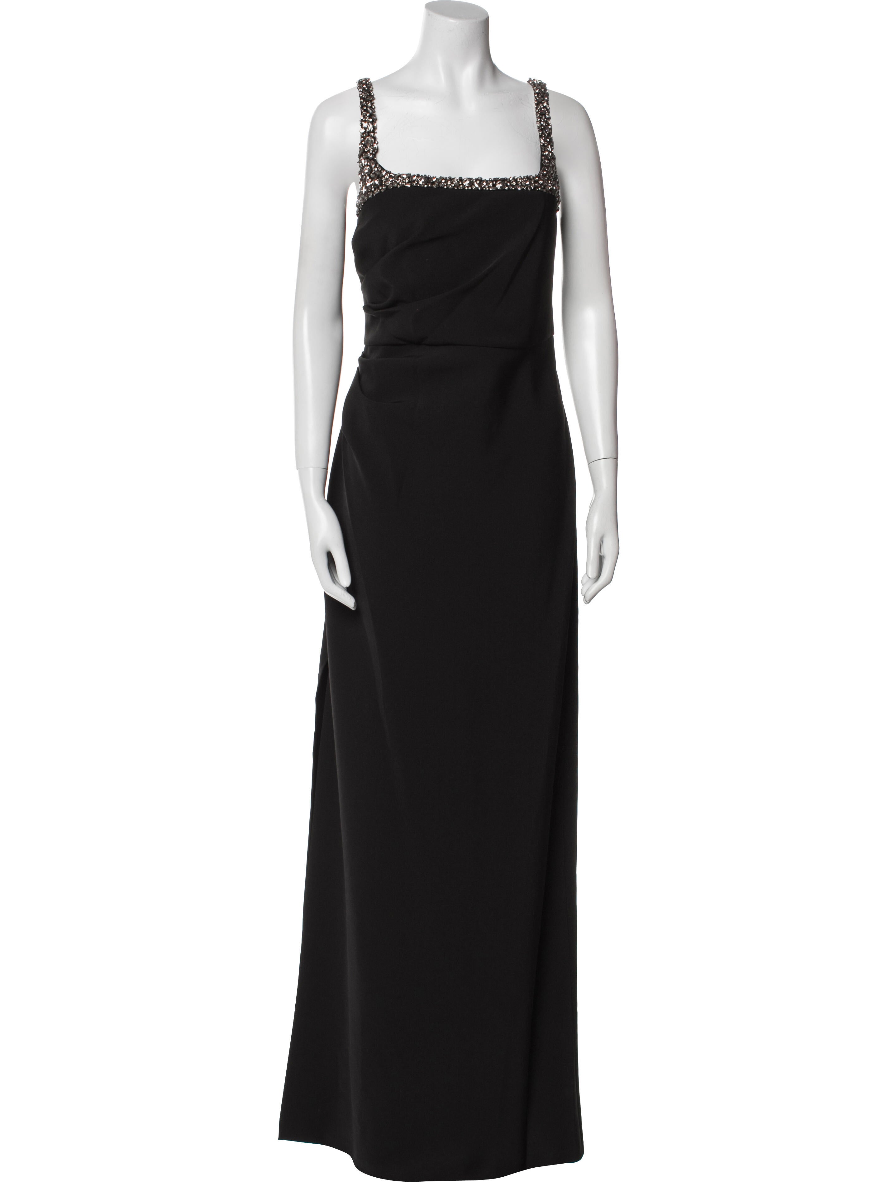 Sachin + Babi Square Neckline Long Dress