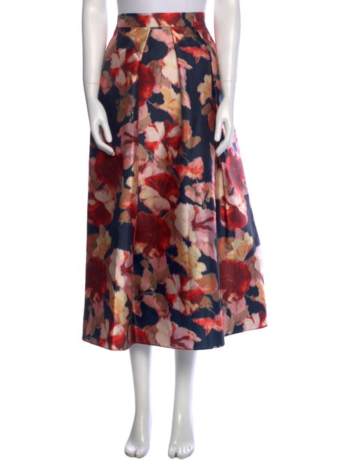 Sachin + Babi Floral Print Midi Length Skirt