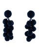 Sachin + Babi Beaded Coconut Drop Clip-On Earrings