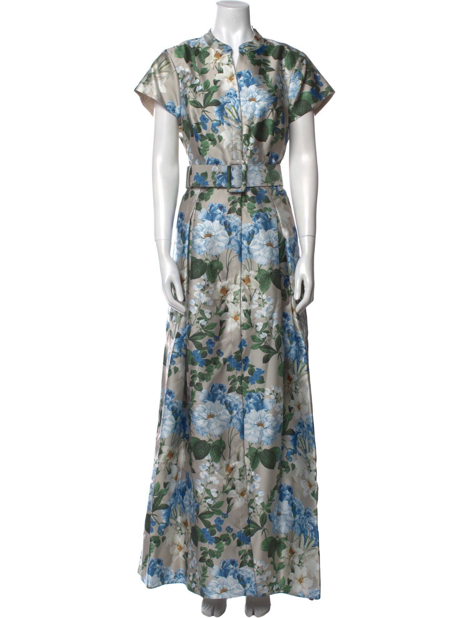 Sachin + Babi Floral Print Long Dress w/ Tags