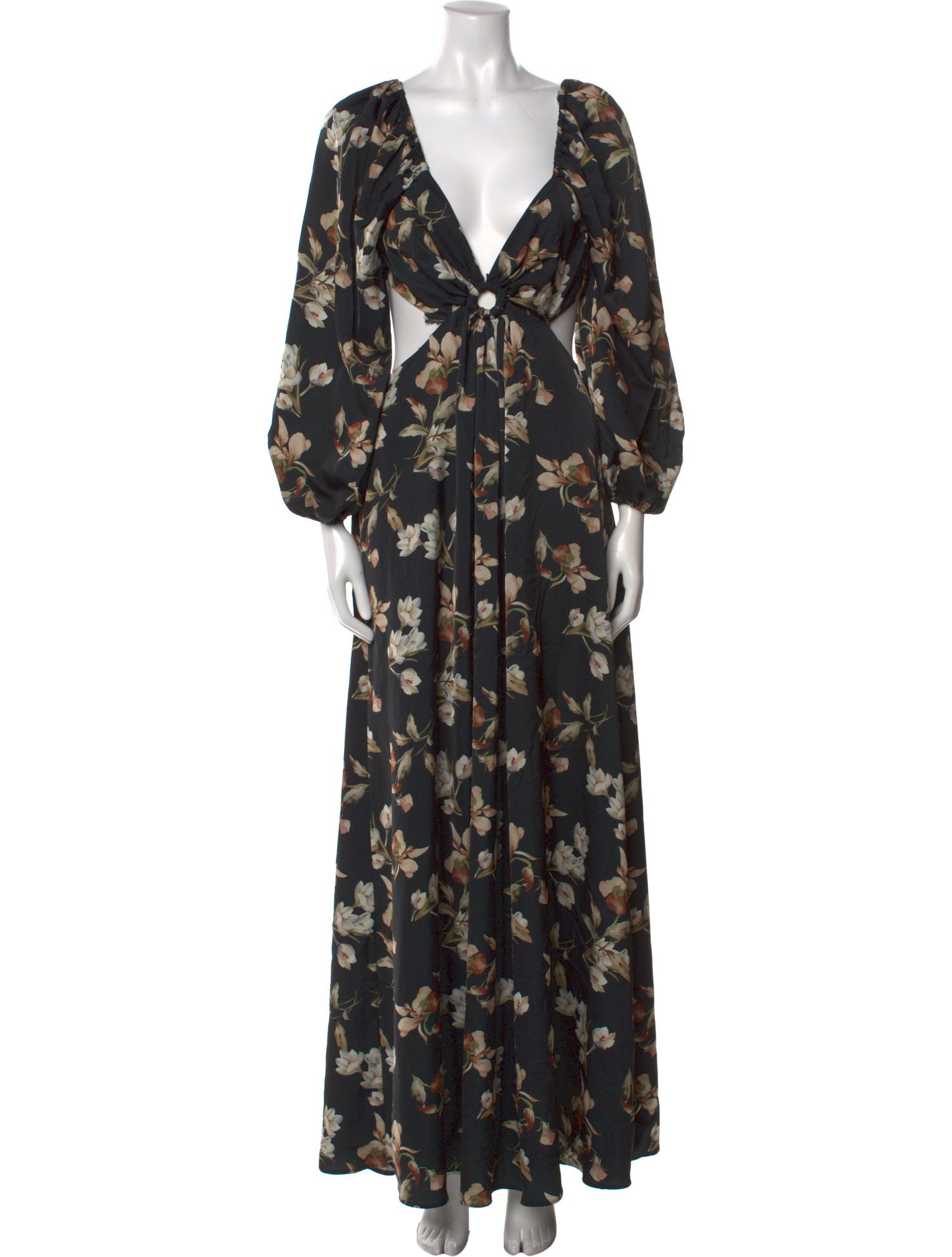 Sachin + Babi Floral Print Long Dress
