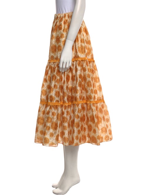 Sachin + Babi Animal Print Midi Length Skirt