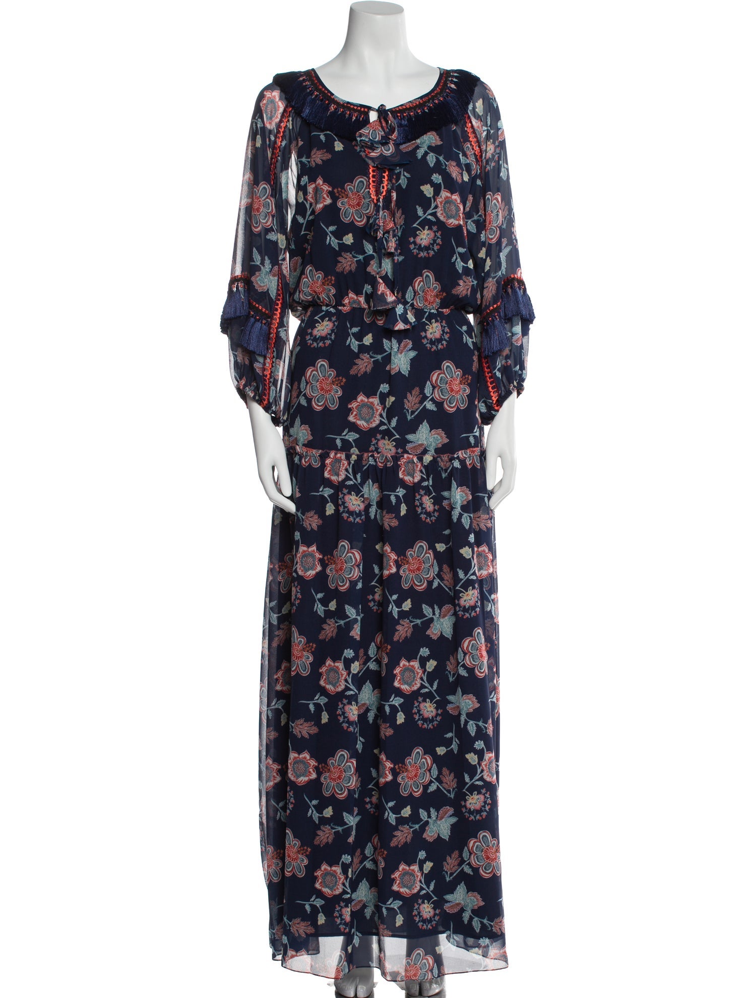 Sachin + Babi Floral Print Long Dress