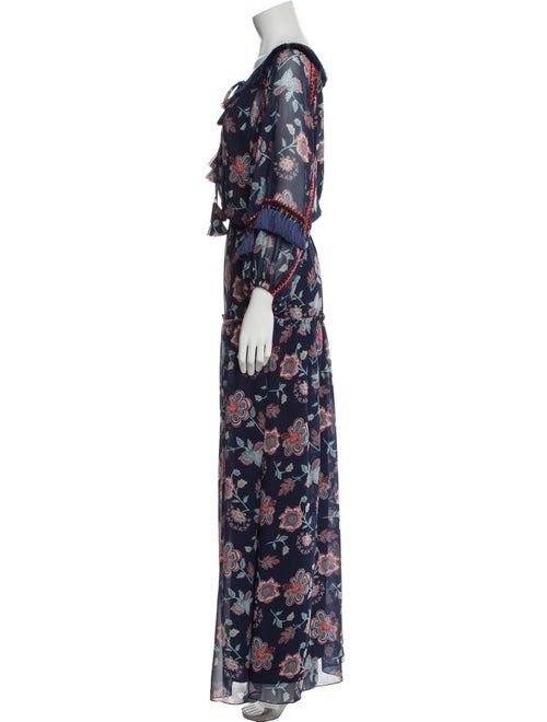Sachin + Babi Floral Print Long Dress