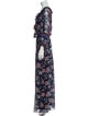 Sachin + Babi Floral Print Long Dress
