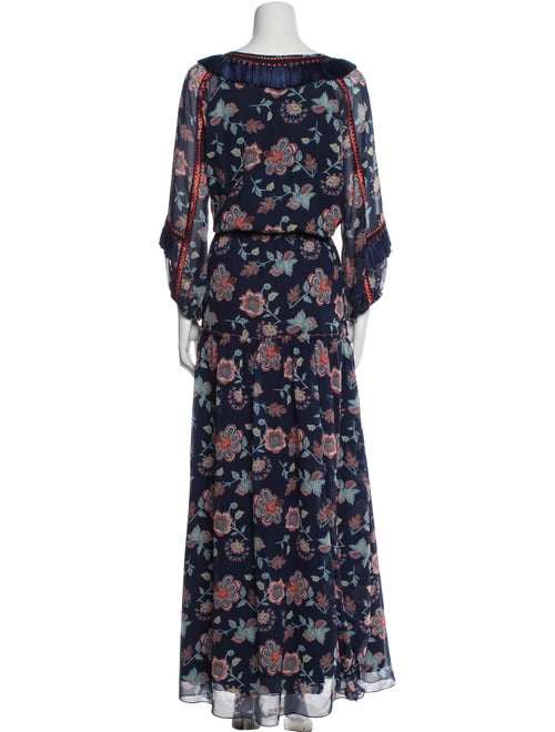 Sachin + Babi Floral Print Long Dress