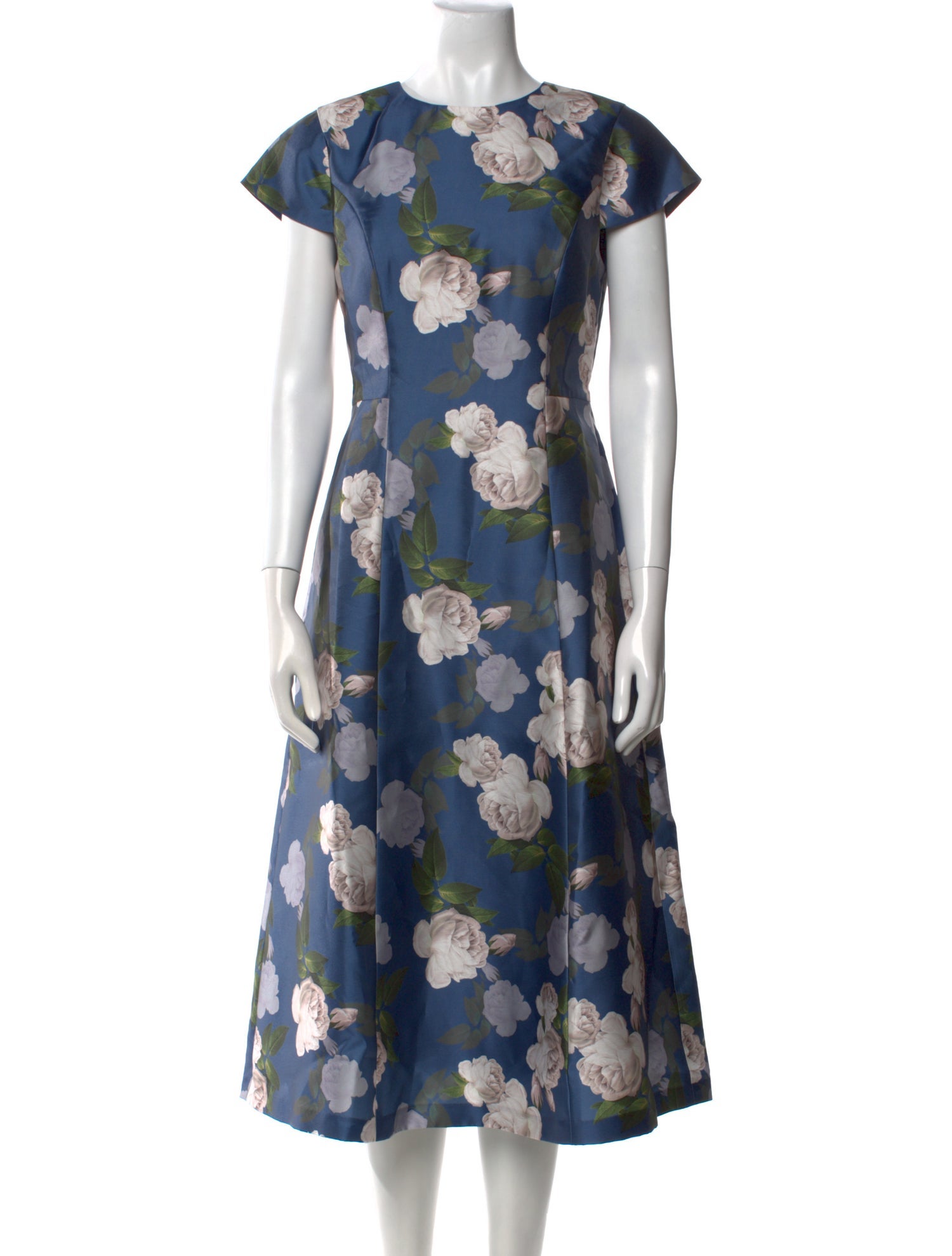 Sachin + Babi Floral Print Midi Length Dress w/ Tags