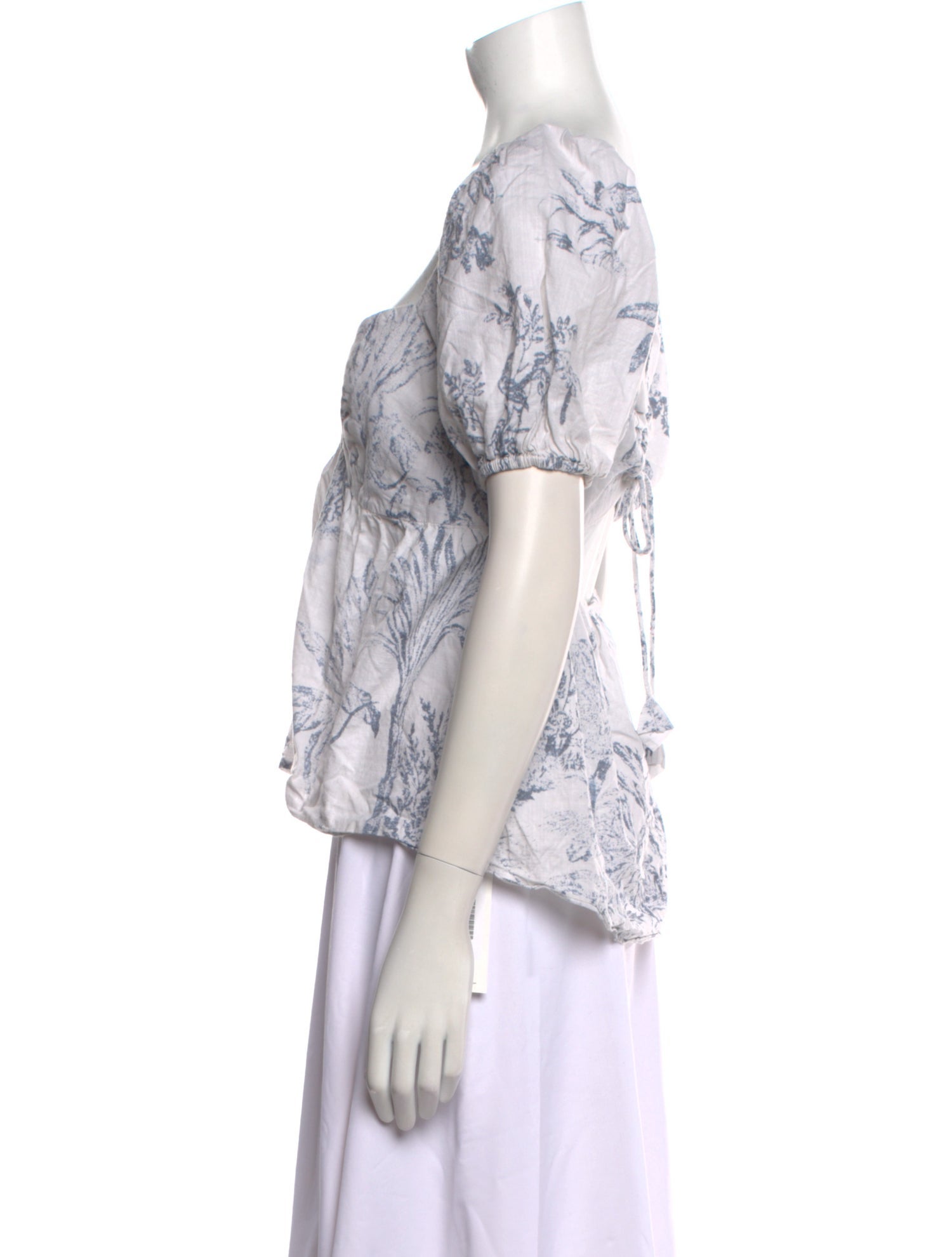 Sachin + Babi Printed Square Neckline Top