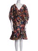 Sachin + Babi Floral Print Knee-Length Dress