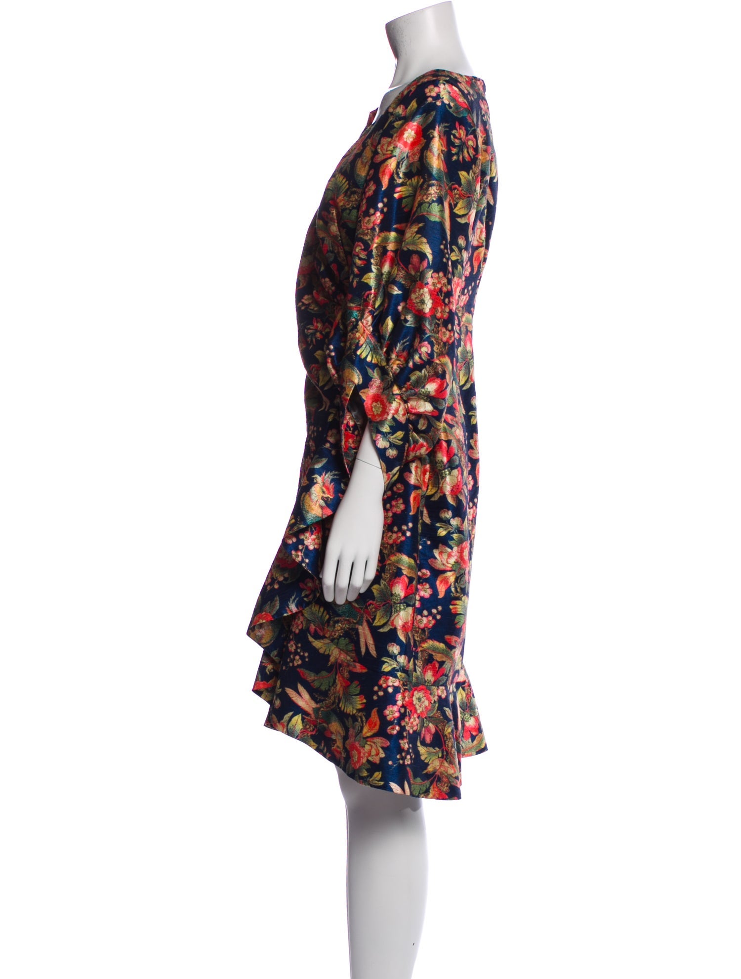 Sachin + Babi Floral Print Knee-Length Dress