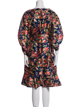 Sachin + Babi Floral Print Knee-Length Dress