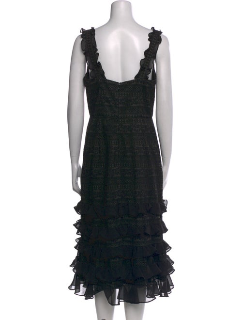 Sachin + Babi Square Neckline Midi Length Dress